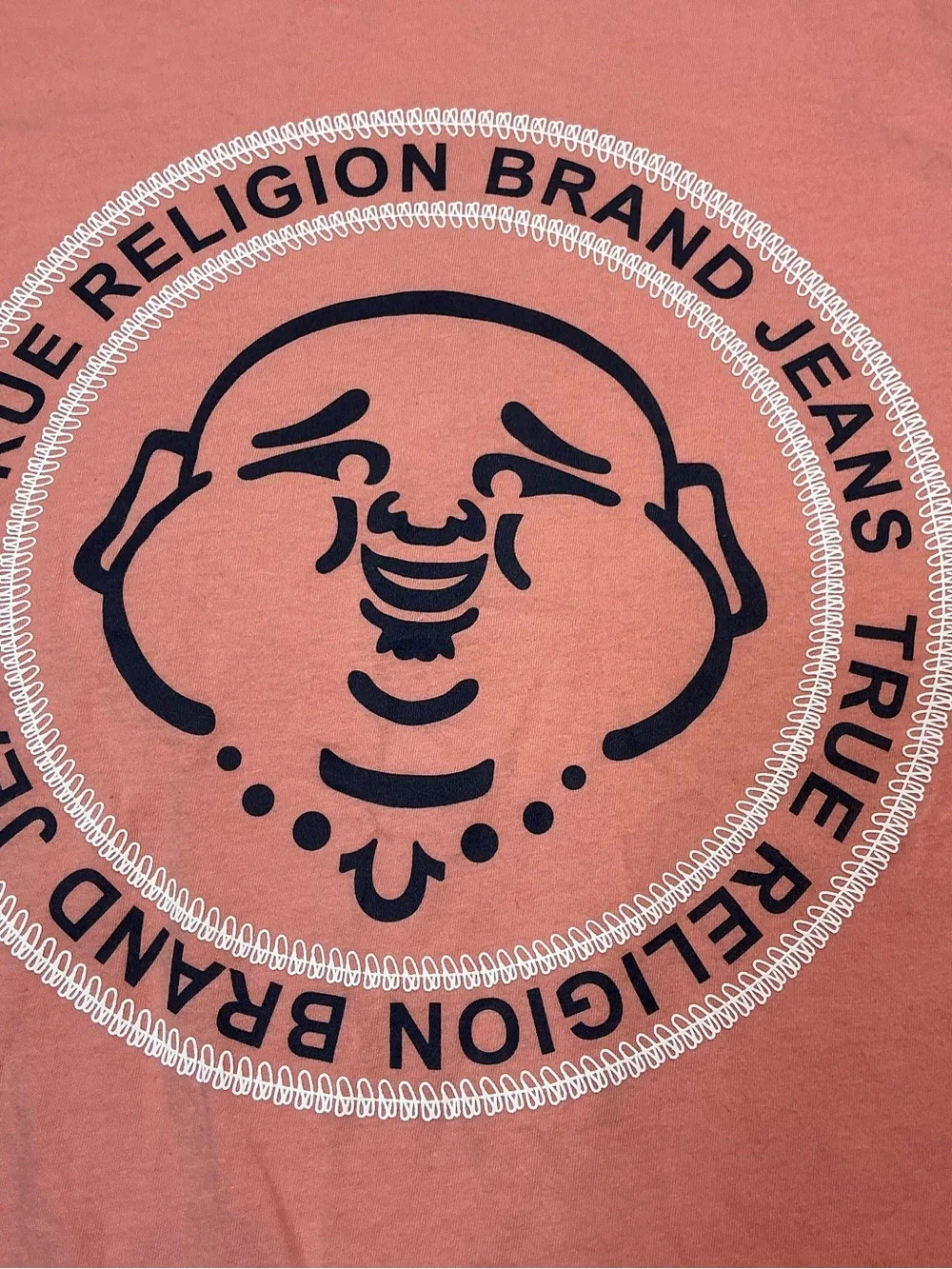 True Religion Buddha Logo Graphic Tee Pink 2XL
